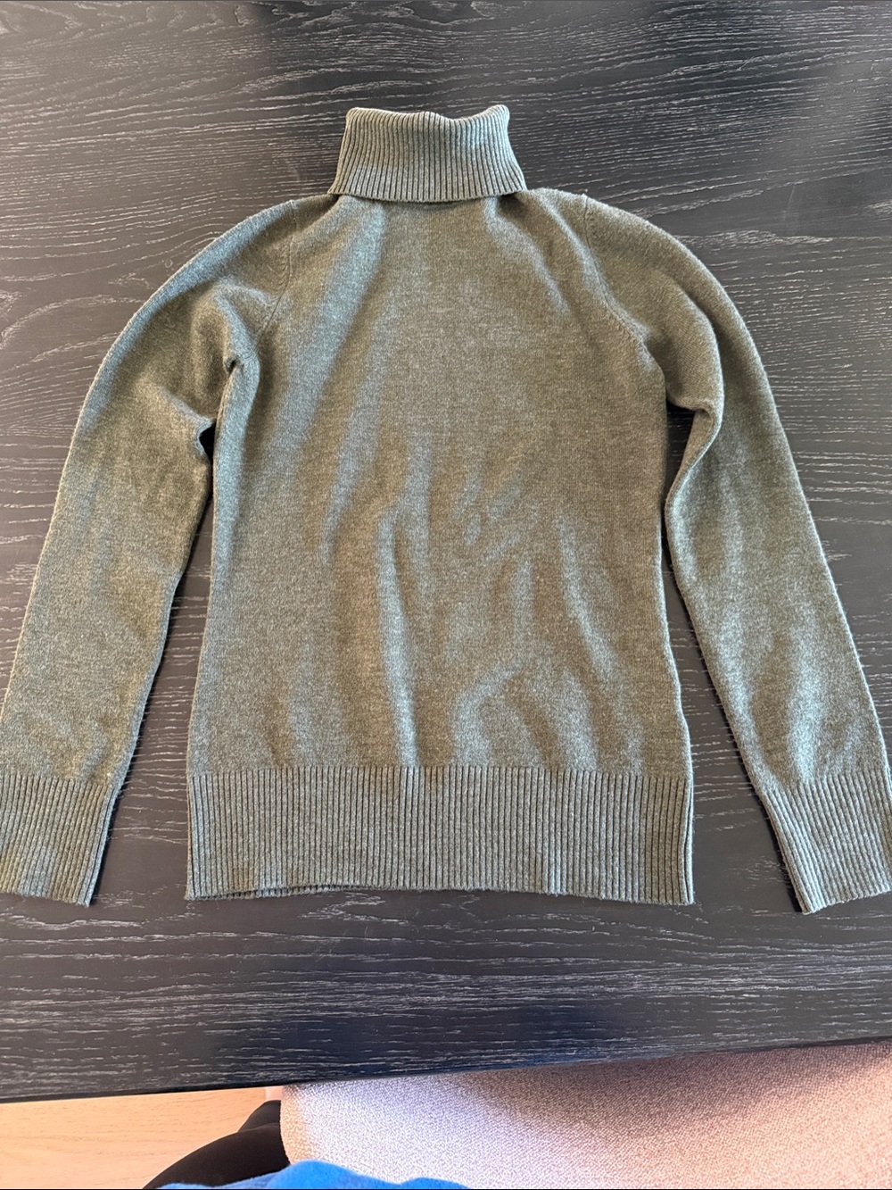 French Connection Olive Green Turtleneck Sweater